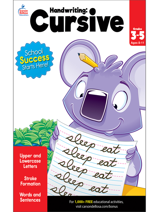 Cover image for Handwriting - Cursive